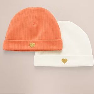 Proudly™ Baby Unisex 2-pc. Multi-Pack Baby Hat in polar bear clay one size baby